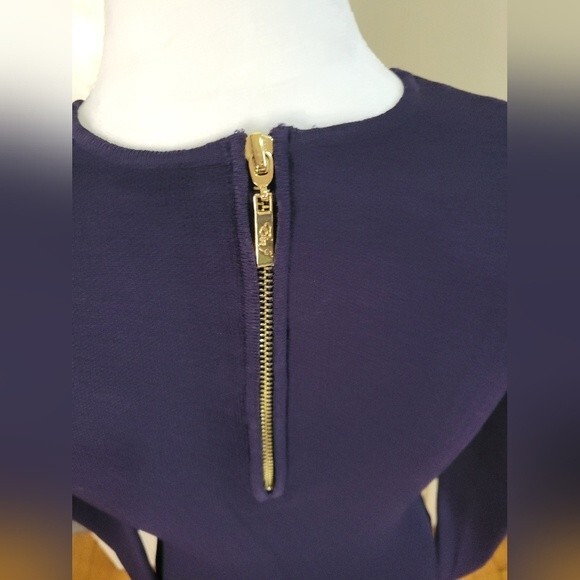 Eliza J Cold Shoulder Navy Blue Dress Size Small - Picture 4 of 6